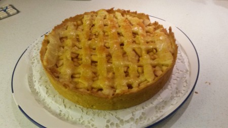 Apfelkuchen mit Riemchen